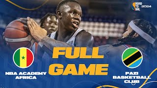 NBA Academy Africa v Pazi Club | Full Basketball Game