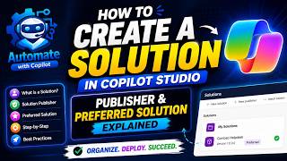 Solution Publishers & Prefixes Explained in Copilot Studio | Copilot Studio Fundamentals