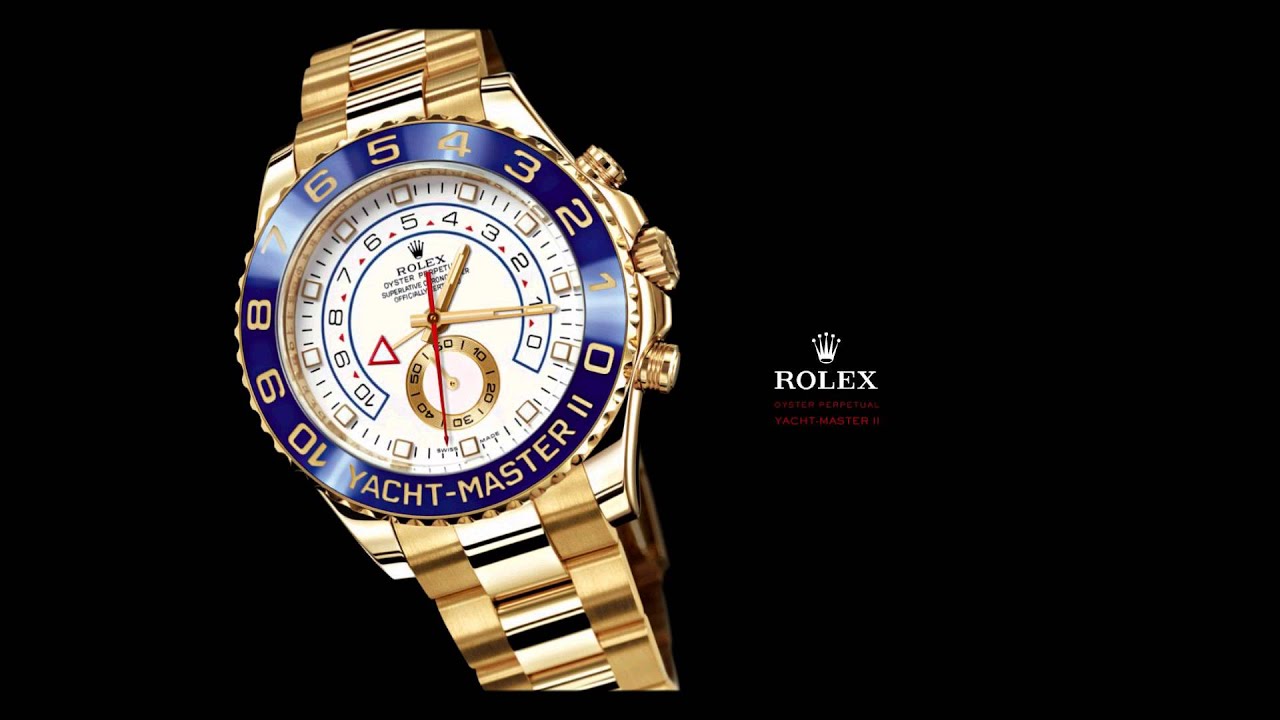 ロレックス スクリーンセーバー Rolex Screensaver Yacht master II - YouTube