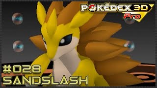 Sandslash - #028 -  Pokédex