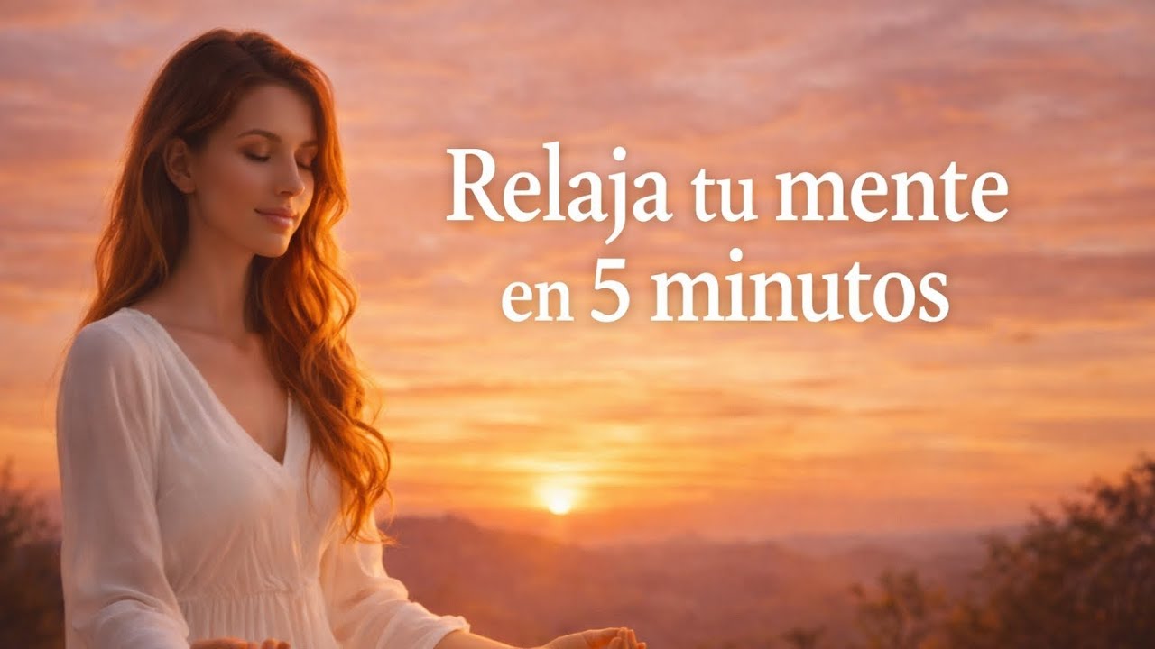 Meditación guiada de 5 minutos para calmar la mente en bucle. - YouTube