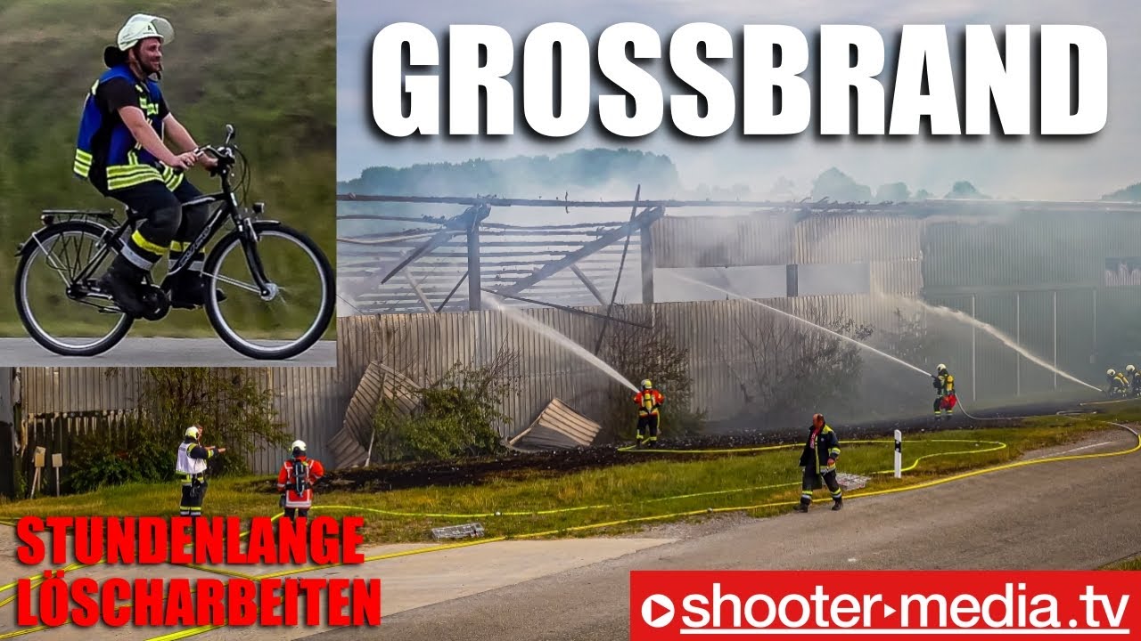 🔥 Großbrand: Landwirtschaftliches Anwesen 🔥 | 🚒 Teleskoplader, Planierraupe, Kettenbagger im Einsatz