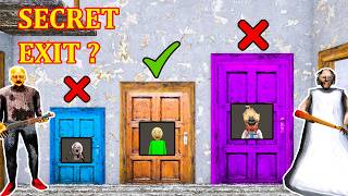 Playing as Granny vs 3 New Doors vs Secret Exit in Granny House - Gameplay Animation (P.7)
