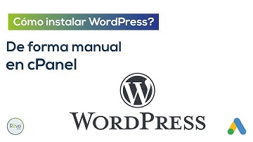Cómo instalar WordPress de forma manual en cPanel