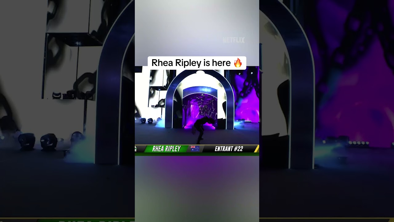 Rhea Ripley makes her Women&rsquo;s Royal Rumble entrance