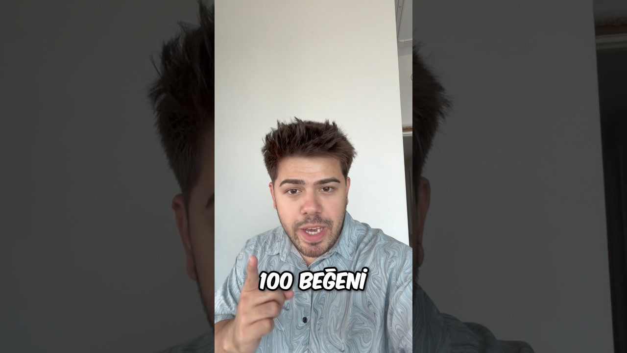 YORUMLARIN HEPSİ 100 BEĞENİ