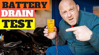 Motorcycle Battery Drain Test | Harley Davidson Parasitic Battery Drain