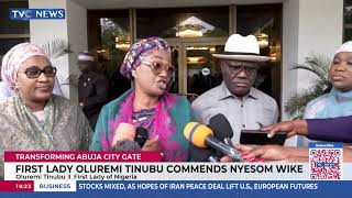 First Lady Commends Wike's Transformation Of Abuja City Gate