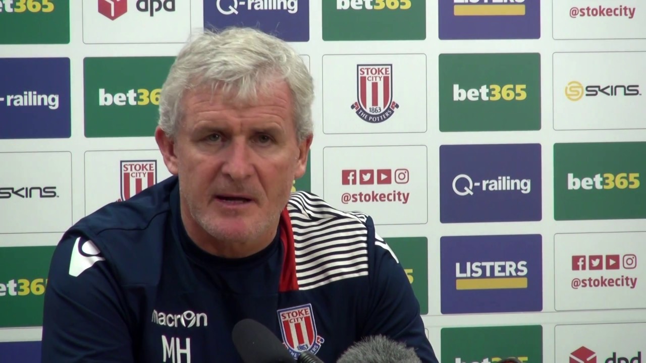 stoke city fc jobs Mark Hughes' pre-Swansea City press conference