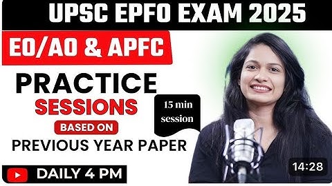 UPSC EPFO Previous Year Paper  English | #upsc EPFO PYQ | EPFO EO AO Solved Question Paper| Solution