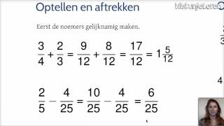 Basisvaardigheden: Breuken 3 - Wiskunjeleren (oud)