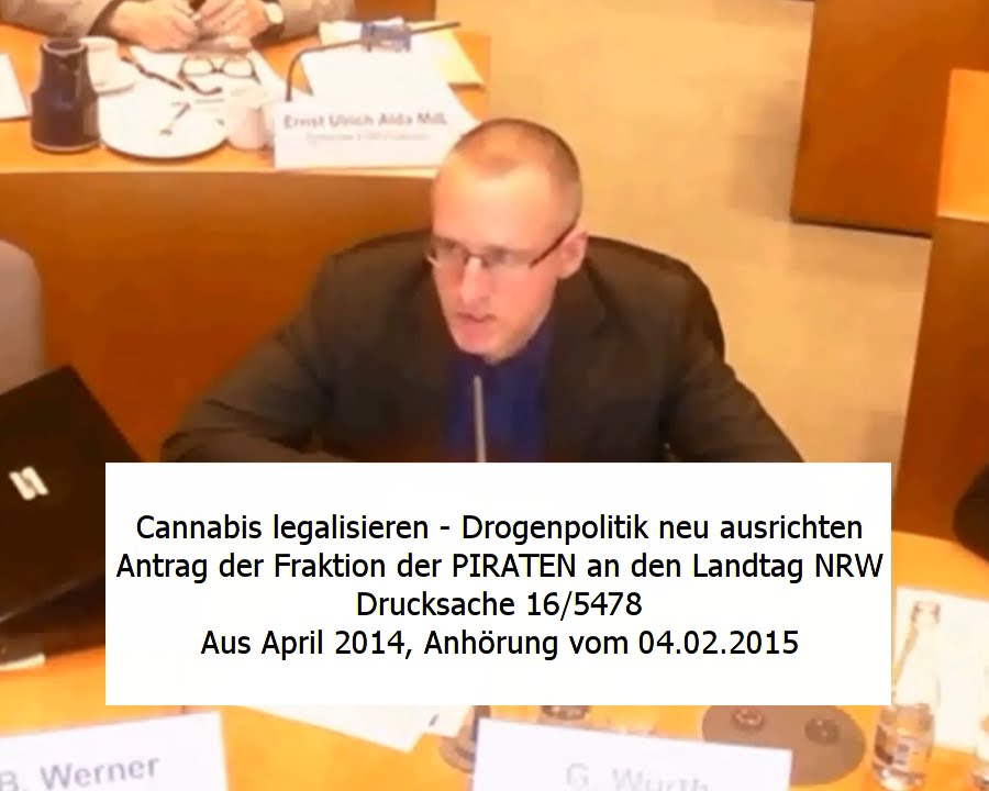 Cannabis legalisieren - Drogenpolitik neu ausrichten - Landtag NRW