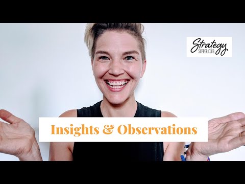 Insights vs. Observations