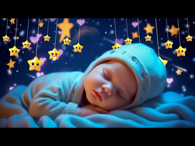 Baby Sleep Music 🎶 Mozart Brahms Lullaby 🌜 Deep Calming Music for Quiet Bedtime and Restful Nights