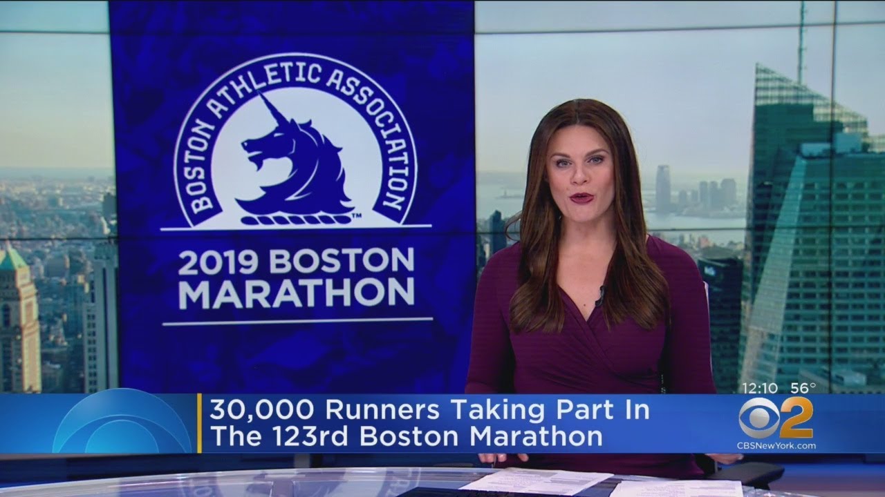 Rain Hampers Runners At Boston Marathon