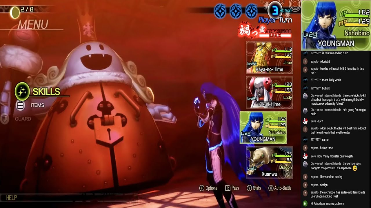 Shin Megami Tensei 5 Low Level - Boss King Frost [HARD]