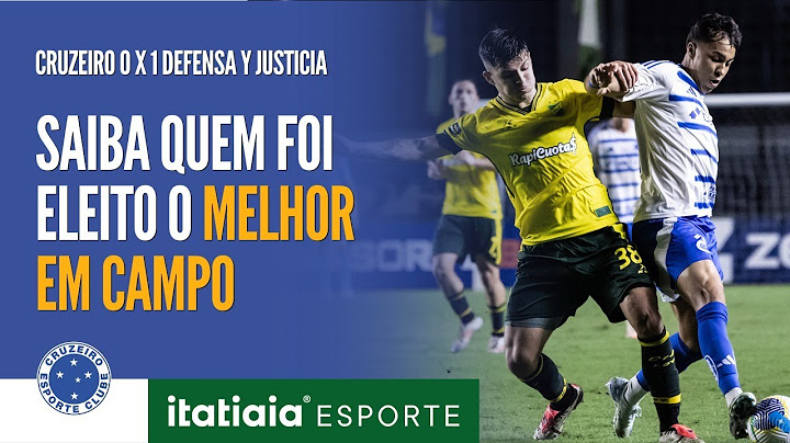 CRUZEIRO 0 X 1 DEFENSA Y JUSTICIA: EQUIPE DA ITATIAIA ELEGE MELHOR EM CAMPO