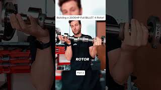 Building a 2000 HP Full BILLET 4 Rotor #robdahm #engine #rotor #car #fyp