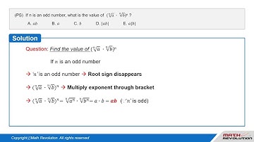 M2. Relationship between nth Root and Absolute Value