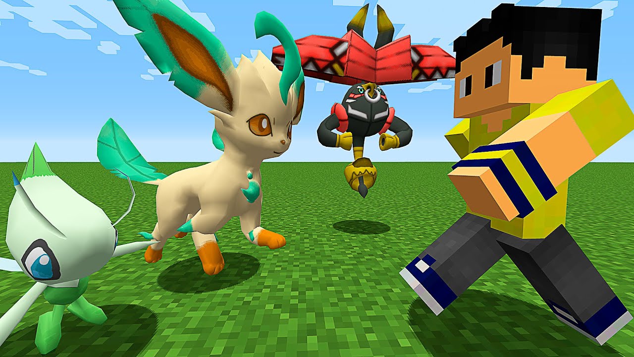 O Pokémon de Planta Mais Forte do Minecraft Pixelmon 