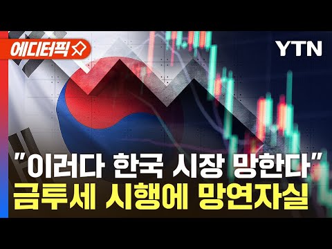 [에디터픽] &quot;韓 시장 떠날 것&quot; 주가 폭락 위험…국회 청원 5만 명 돌파 / YTN