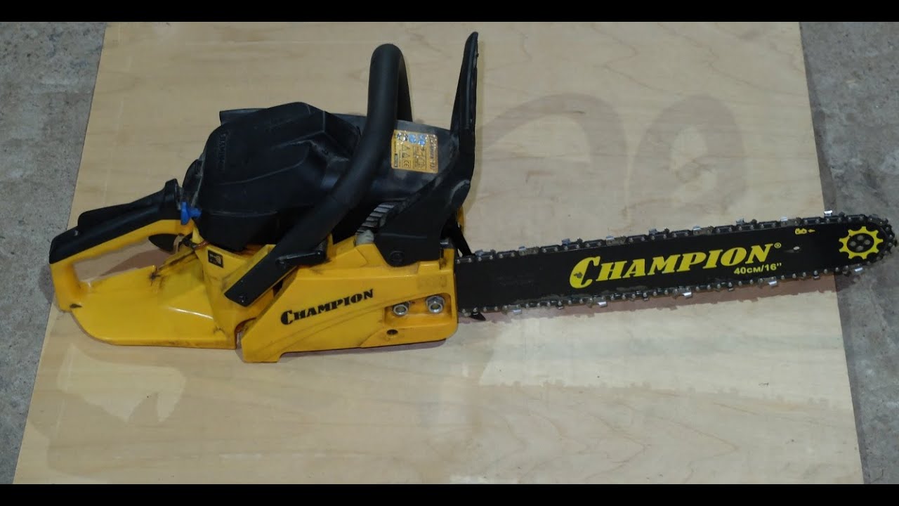  Champion. Как правильно заменить цепь # chainsaw # 链锯 - YouTube