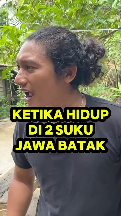 When living with the Javanese Batak tribe #java #batak #comedy
