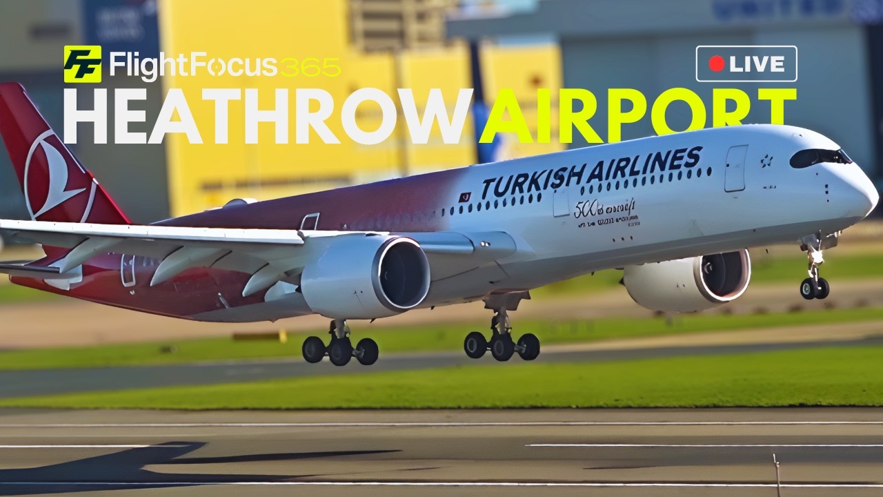 Heathrow Airport Live - Sunday 1st March 2026