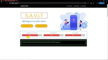 SAVIT  Voice Recognition Model Using Tensorflow.js