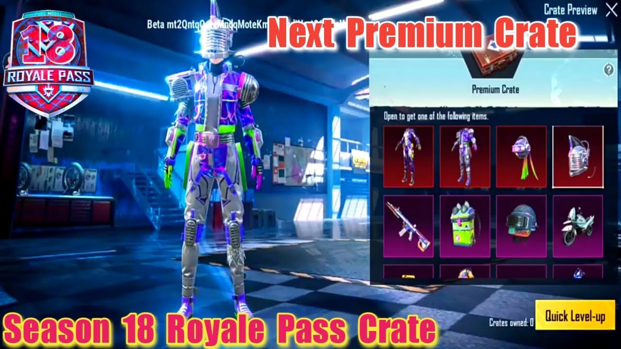 Season 18 Royale Pass Crate | Next Premium Crate