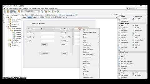 UTS Penjualan Pemrograman 2 Java Netbeans