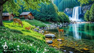 Forest Calm Piano 🍃Release Tension And Restore Balance, Relaxing Piano With Waterfall Sounds #39