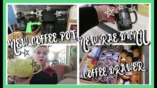 COFFEE POT FAIL + RAE DUNN & COFFEE DRAWER//JANUARY 2020