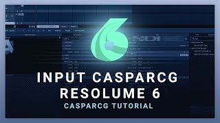 CasparCG with Resolume 6 using NDI - CasparCG Tutorial