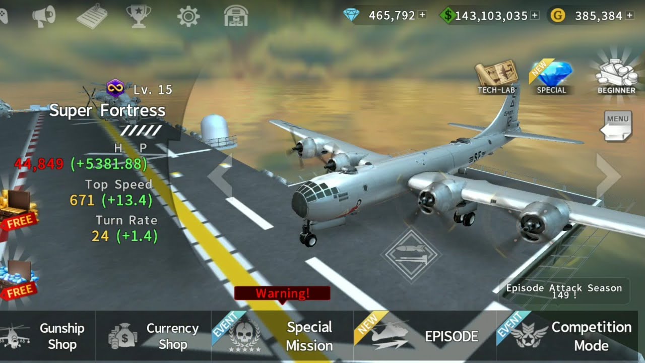 Gunship Battle: SUPER FORTRESS gameplay..