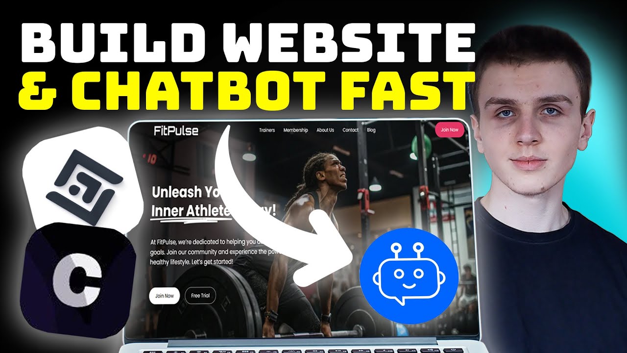 Build a Website Using AI + Add an AI Chatbot in Minutes! - YouTube