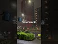 Heavy Snow in Tokyo , Japan