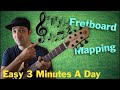 Learning The Notes on the Fretboard | Easy Method | Guitar