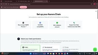 Own chain with Aurora Cloud Console in 30 sec