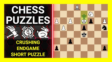 Chess Puzzles to Practice. Themes: Crushing, Endgame, Short puzzle. Learn Chess