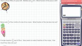 Y10 Multiplying & Dividing Fractions Word Problems