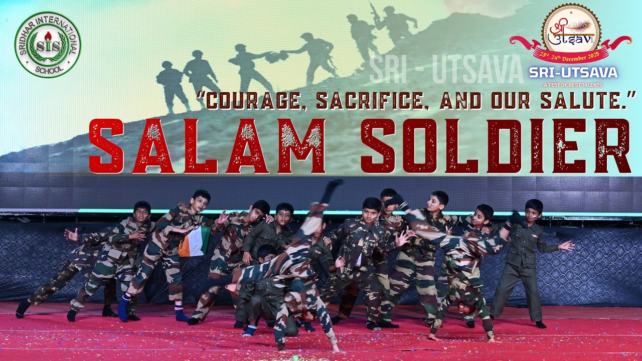 SALAM SOLDIER DANCE VIDEO SONG  | IV - RIGEL BOYS | Sri-Utsava 2026 | Sridhar International School.