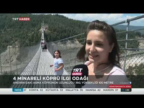 Andırın'ın 4 Minareli Asma Köprüsü 31.07.2021 TURKEY