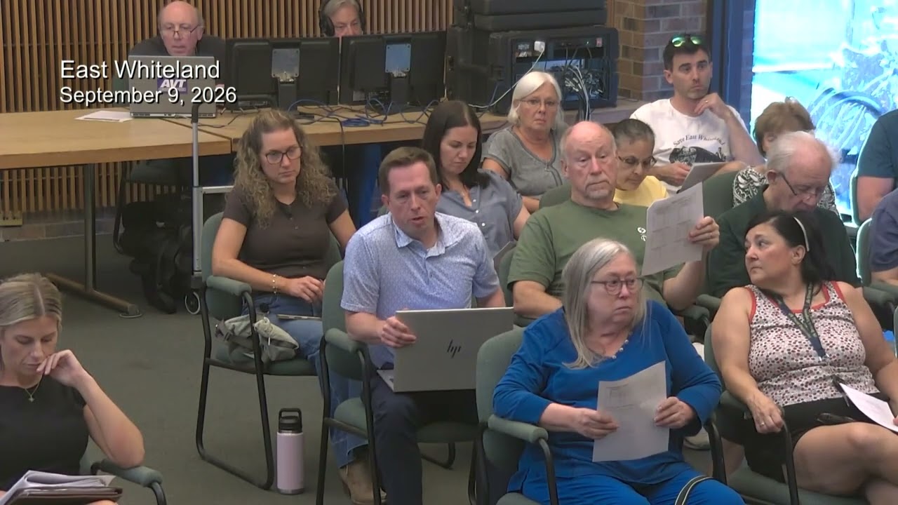 East Whiteland Township Board of Supervisors September 9 2026