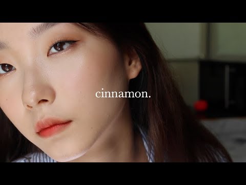 Everyday Cinnamon Toast Makeup for Monolids / 데일리 레드 메이크업 • diane 다이앤