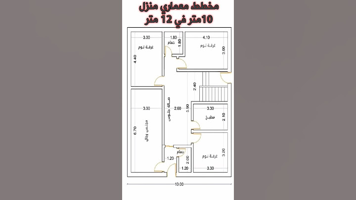 مخطط منزل 10متر في 12 متر.                    #صمم_منزلك      #المهندس_صالح_عبدويس