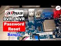 How To Reset Dahua DVR/NVR Without Reset button Bangla 2020