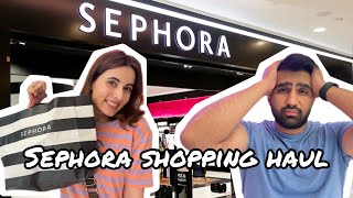 MY WIFE'S SEPHORA SHOPPING HAUL | VLOG 137