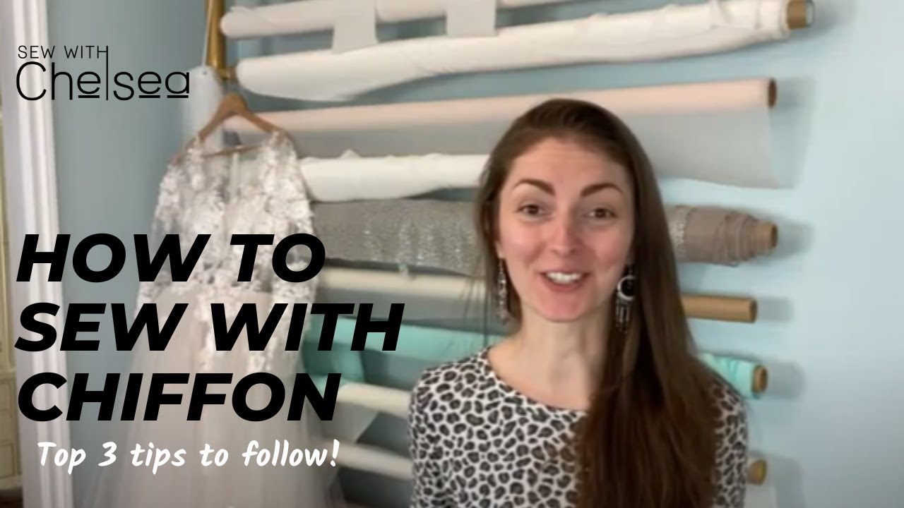 How to Sew with Chiffon top 3 tips YouTube