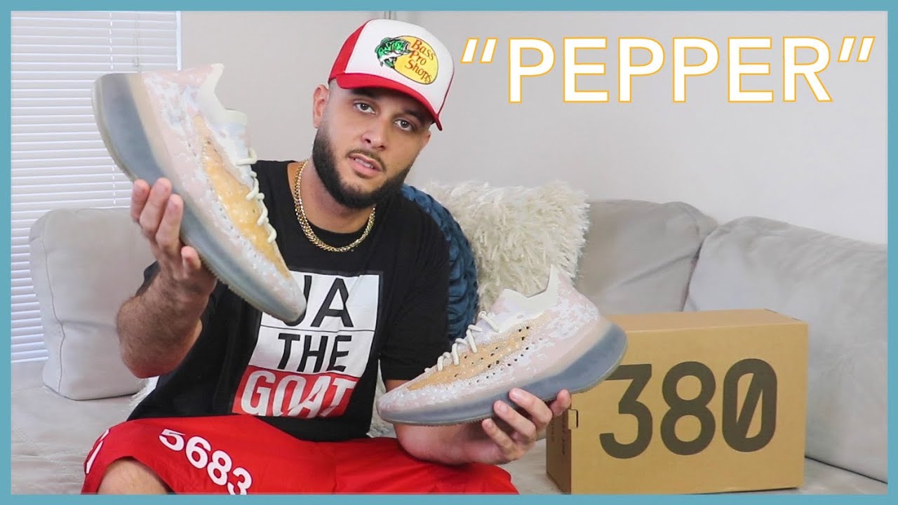 yeezy boost 380 pepper on feet